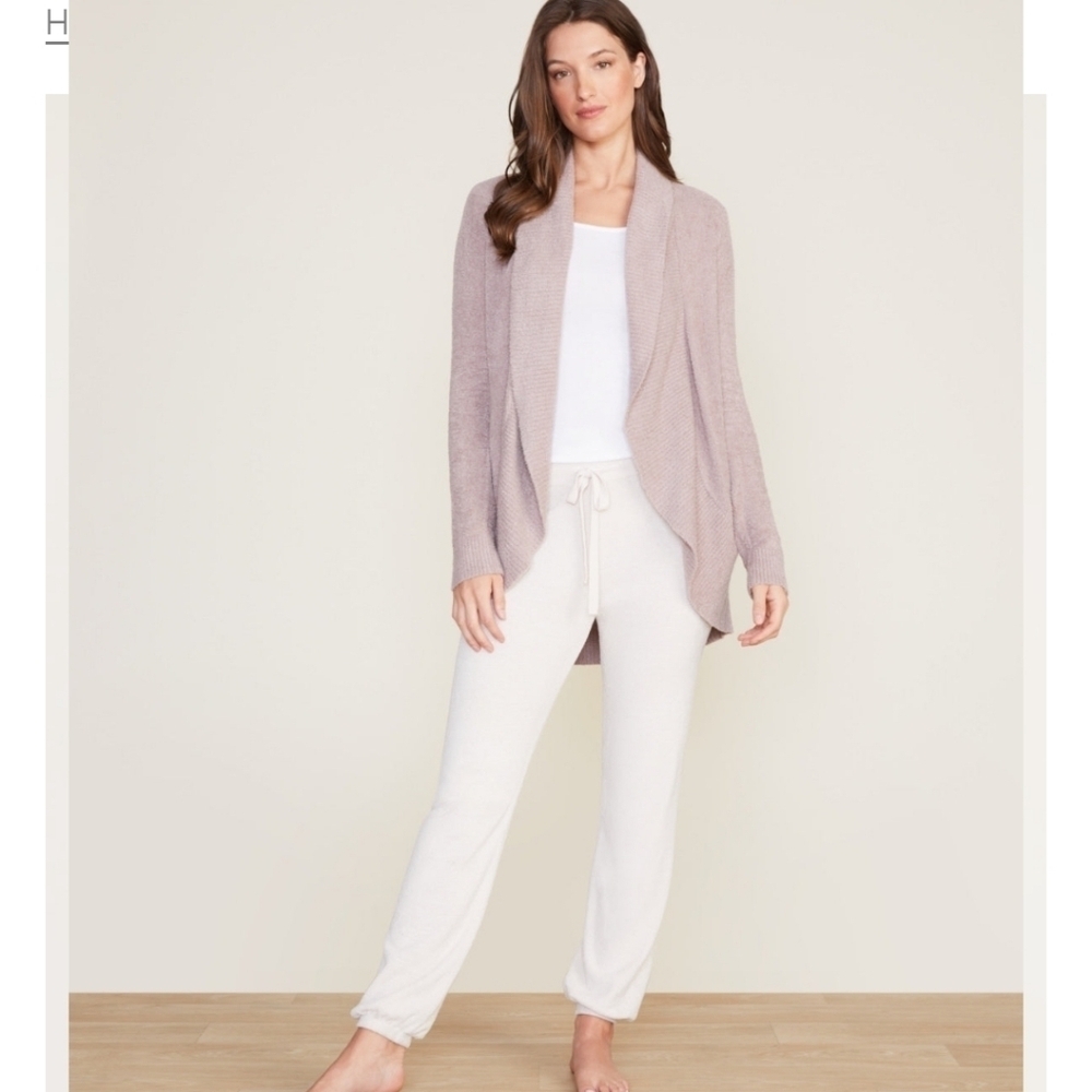Barefoot Dreams CozyChic Lite Circle Cardigan In Grey Size XL